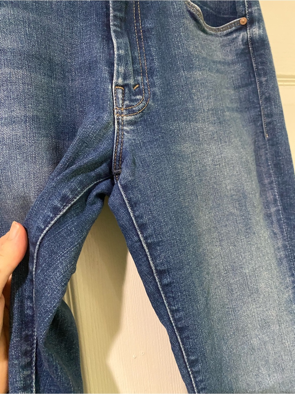 Mother The Cruiser Sneak Fray Jeans Hike Hike Baby Size 27 Flare Preppy 70s - Picture 8 of 16